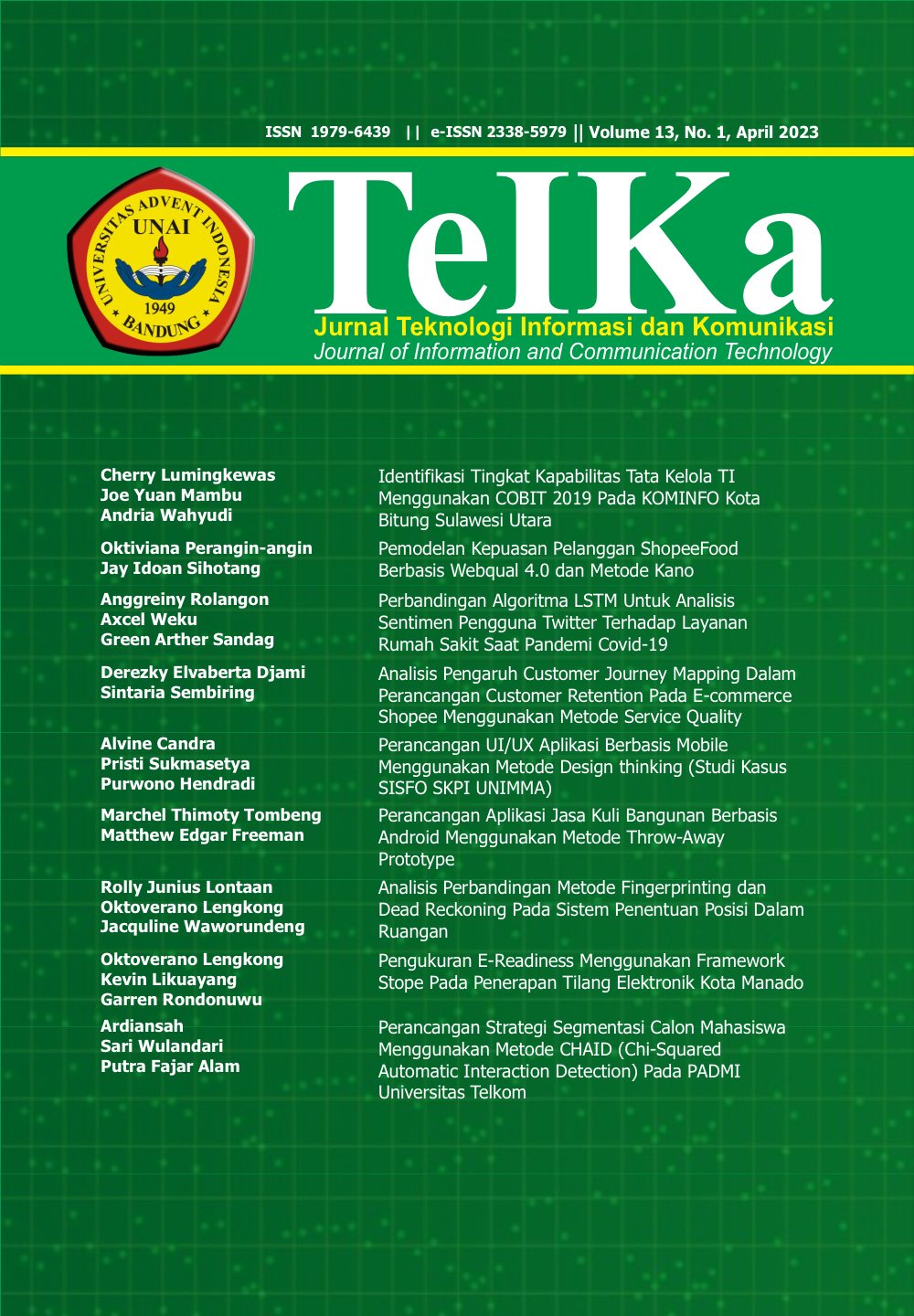 					Lihat Vol 13 No 01 (2023): TeIKa: April 2023
				