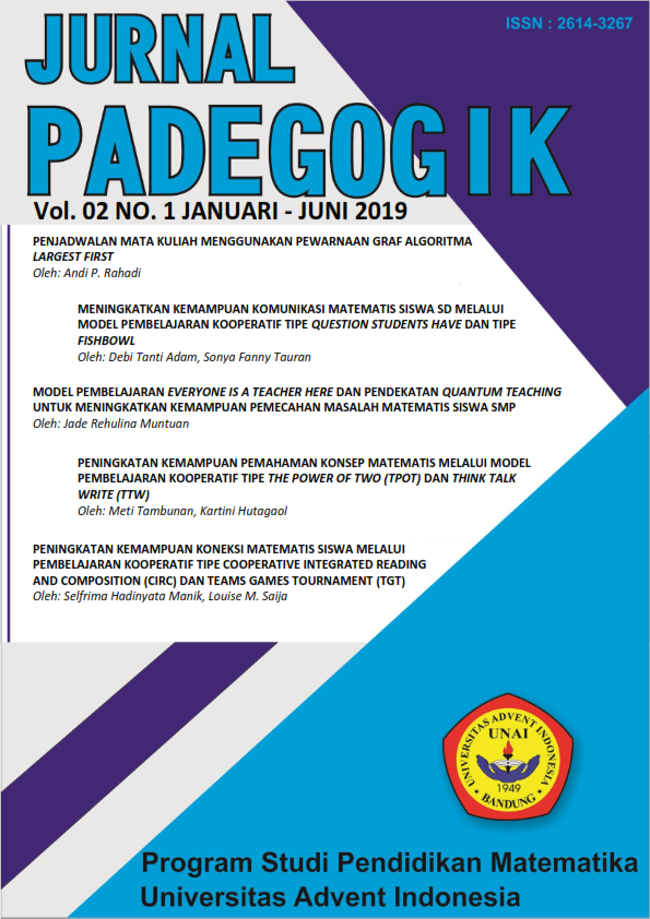 Jurnal Padegogik Volume 2 No 1