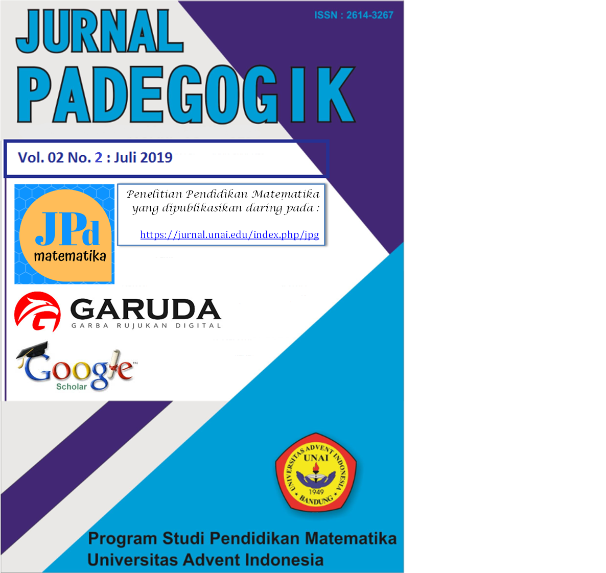 					Lihat Vol 2 No 2 (2019): Jurnal Padegogik : Juli 2019
				