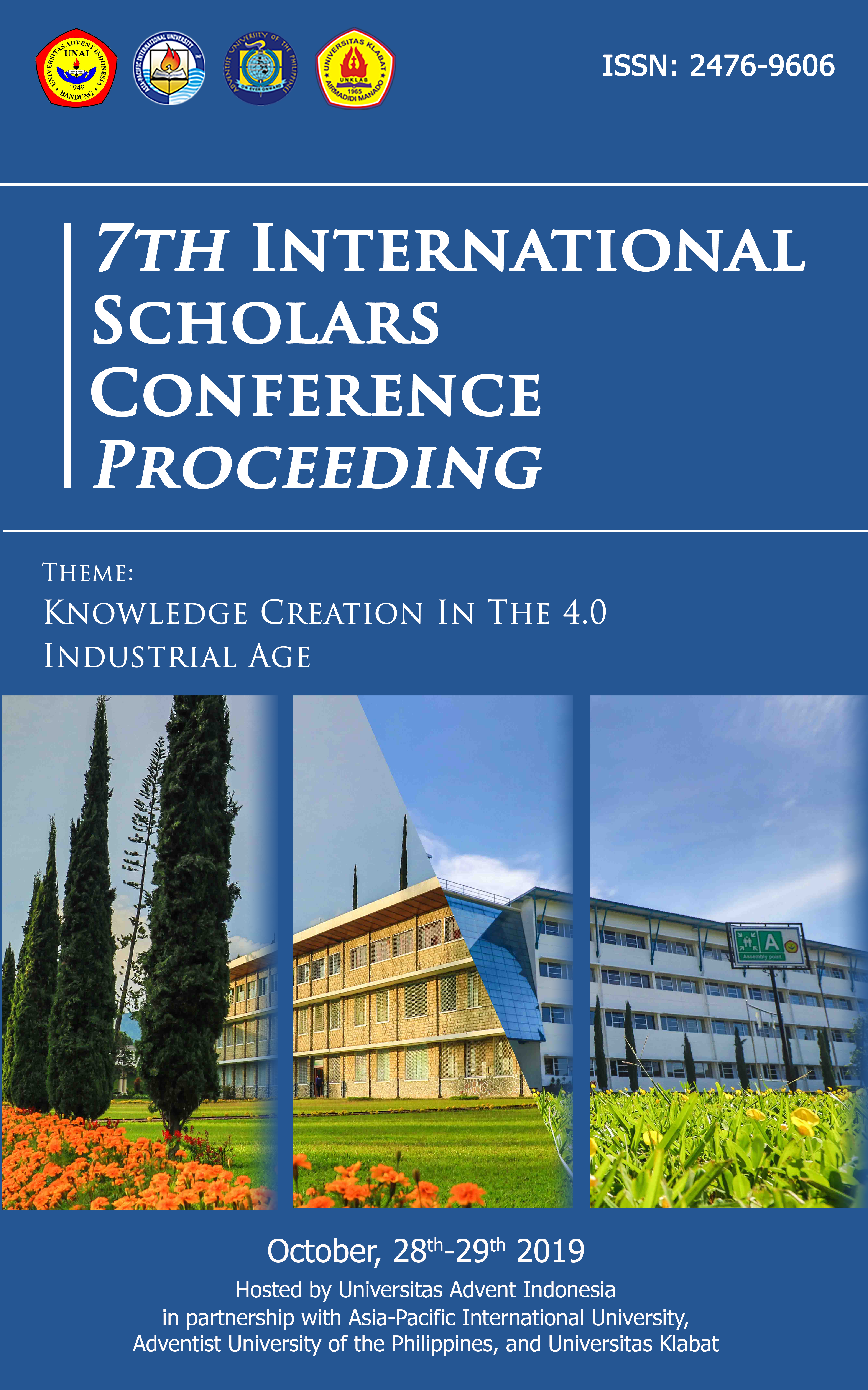 					View Vol. 7 No. 1 (2019): Abstract Proceedings International Scholars Conference
				